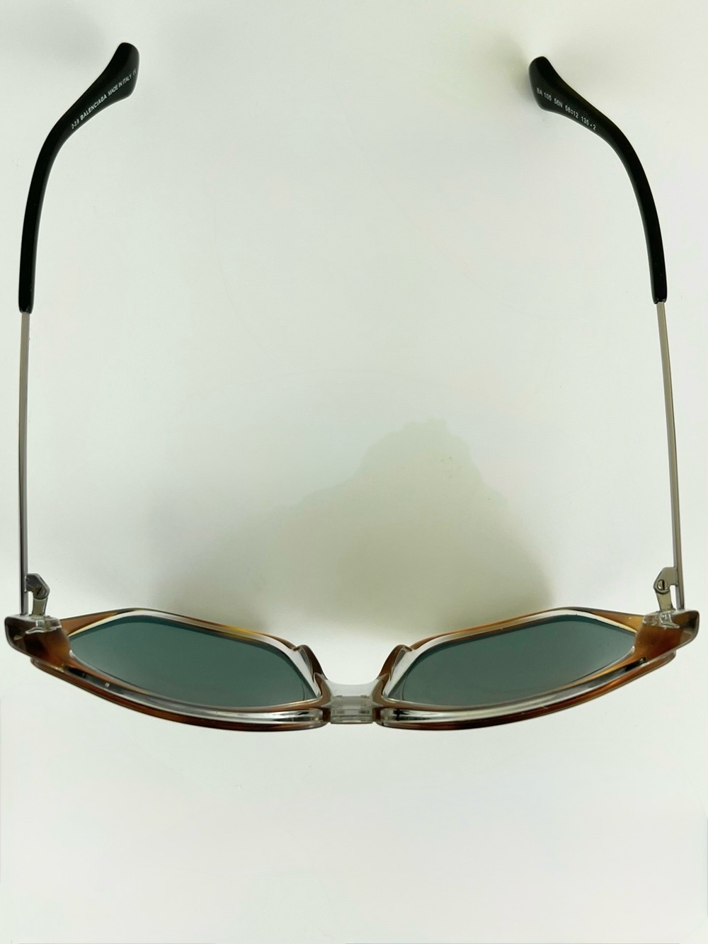 BALENCIAGA BROWN SQUARE SUNGLASSES - Picture 10 of 11